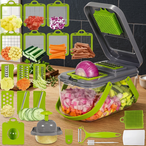 Cortador de Verduras Manual de Plástico de 1 Pieza Trend Kitchen Stellar Path, Rebanador de Frutas y Cebollas, Ecológico, Sostenible y Personalizable - Product Image 2