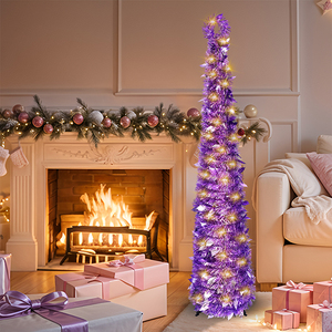 ชุดตกแต่งคริสต์มาส <span class=keywords><strong>ต้น</strong></span>คริสต์มาส ดอกชบา สำหรับห้องนั่งเล่น ห้างสรรพสินค้า งานปาร์ตี้คริสต์มาส <span class=keywords><strong>ต้น</strong></span>คริสต์มาสแบบพับได้ - Product Image 5