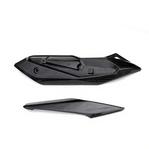 Cubierta de escape estilo fibra de carbono y molduras de paneles de carrocería para Honda Forza NSS350 2023-2026 - Product Image 4