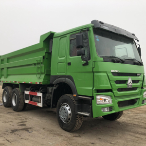 รถบรรทุกฮาวโอ 6x4 ยูโร 2 ดีเซล รถบรรทุกขนาดเล็กใหม่สำหรับงานเหมือง รถดัมพ์ 10 ล้อ บรรทุกได้ 11-20 ตัน พวงมาลัยซ้าย กล้องมองหลัง 251-350 แรงม้า 6-8 ลิตร - Product Image 1