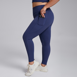 2024 mujeres estiramiento compresión comodidad Scrunch Yoga Leggings cintura alta correr Fitness Yoga medias trasero levantamiento pantalones bolsillo - Product Image 1
