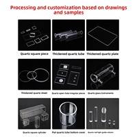 Corrosion-resistant High-temperature-resistant Transparent Quartz Glass Tubing Instruments Reactors Cold Traps Reaction Kettles