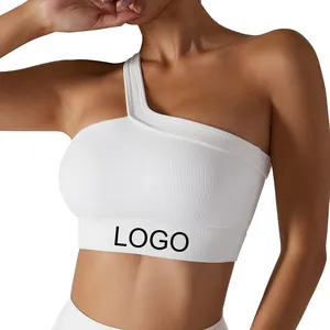 Solid High Crop Top Without Bra