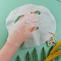 Masque facial cosmétique en tissu non tissé en fibre de mûrier 50 g/m², anti-graisse
