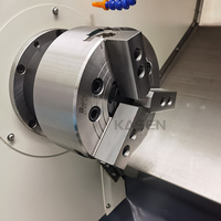 Tour CNC à lit incliné de haute précision pour métaux TCK50A, fabriqué en Chine