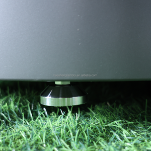 עציץ מתכת חיצוני מגולוון מפלדה עם עציץ פלדה סגלגל לרצפת חצר אזור מגורים ברחוב המלון - Product Image 6