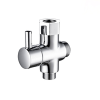 Badkamer 3/8 Inch Messing 3 Manieren T-Adapter Omstelkraan Handheld Bidet Spray