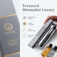 Kit d'articles de toilette jetables pour hôtel, 10 pièces, pour couples en lune de miel, logo personnalisé, OEM ODM