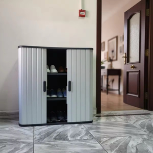 Meuble de rangement en bois pour salon avec portes, organisateur multifonctionnel pour livres, jouets, chaussures et vêtements, meuble de maison - Product Image 5
