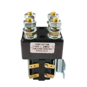 Contator de energia CC de alta qualidade ZJW100A-2 80V contator dc substitui Albright SW82
