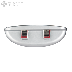 Surrit กระจกมองหลังรถยนต์แบบคลิปออนอเนกประสงค์ใช้360 HD ป้องกันแสงสะท้อนกรอบ ABS ปรับได้ - Product Image 6