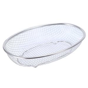 Panier de lavage et d'égouttage ovale en acier inoxydable pour fruits et légumes, multifonctionnel, en maille bleue, pour la cuisine - Product Image 5