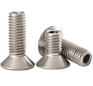 Vis à tête fraisée plate en acier inoxydable M4 M5 M6 M8 M10 hexagonales à douille Allen boulons creux - Product Image 2