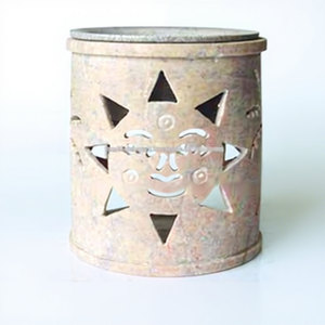 Brûleur d'arômes et chauffe-huile en pierre ollaire indienne - Diffuseur durable pour la décoration intérieure - Product Image 1