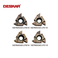 DESKAR Carbide Inserts 16ER 16ERMAG60 LF6118 Buttress Carbide Thread Inserts for Lathe Carbide Inserts Carbide Inserts Cutting