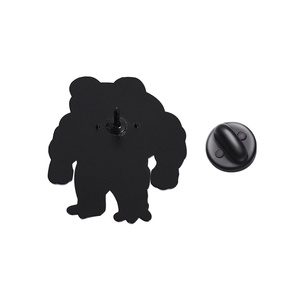 Pin Enamel kodok Buff kartun bros hewan berotot lucu perhiasan hadiah untuk Gym latihan teman grosir - Product Image 5