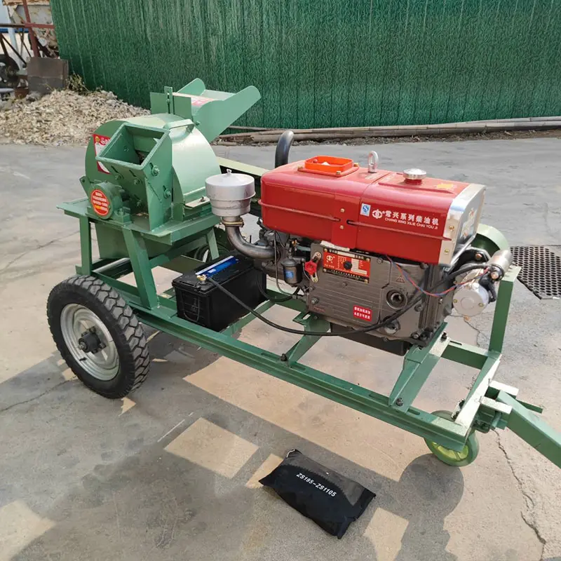 Hot Sale Small Wood Crusher Wood Grinder For Home Using Bamboo Crusher