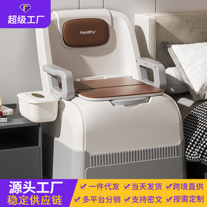 <b>Portable</b> Toilet <b>Commode</b> Seat For Elderly Home Use Indoor Potty With Odor Proof Design Chair Bedside Adult - Product Image 5