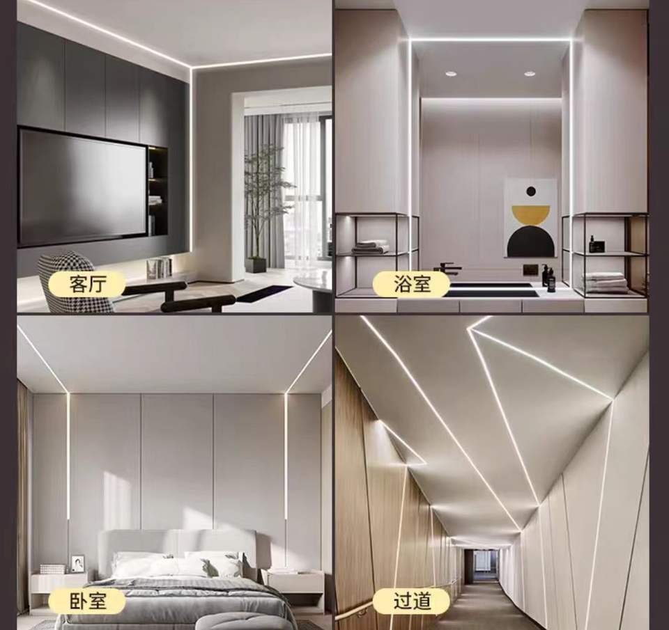 16MM Corner Aluminum Channel for LED Strip Lighting - 45 Degree Angle ...
