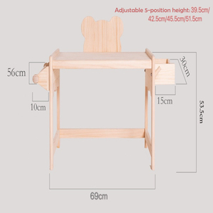 Offerta Speciale: Scrivania e Sedia in Legno Regolabili in Altezza per Bambini, Ideali per Esterni, Scuola, Camera da Letto e Tavolo Sensoriale - Product Image 6
