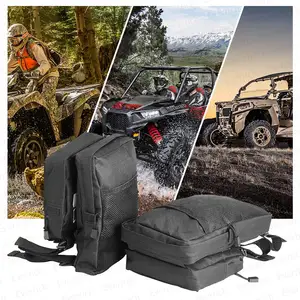 Сумка для крыла, 2 шт., черная сумка для крыла серии Arch для ATV охоты и рыбалки, сумка для хранения аксессуаров спереди, сумка для седла танка