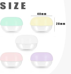 Nuevo Envase Cosmético Cuadrado Rosa de 3.5g en ABS con Tapa de Aluminio Sellada y Serigrafía para Bálsamo Labial y Mascarilla - Product Image 2