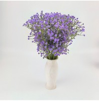 Vente chaude Artificielle Babys Souffle Bouquet De Fleurs 2 Fourchette Conception Naturel Soie Tissu Boule Fleurs pour Nouvel An Chinois Mariages