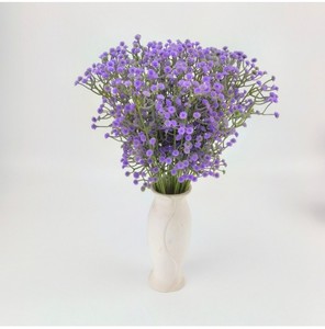 Vendita calda di babbè artificiale Breath Flower Bouquet di 2 forchette di Design in seta naturale palla <span class=keywords><strong>fiori</strong></span> per matrimoni di capodanno cinese - Product Image 2