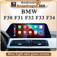 Écran anti-reflet à lumière bleue STWEI Android 13 adapté aux lecteurs multimédias de voiture BMW Série 3 Série 4 F30-f36