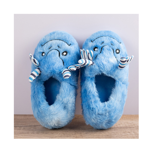 Pantuflas de Peluche 3D Personalizadas con Diseño de Dibujos Animados, Cálidas y Suaves, con Punta Cerrada, para Niños y Adultos - Product Image 1
