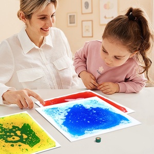 R5 mầm non tự kỷ sản phẩm tùy chỉnh Gel Lava trẻ em chơi Mat cảm giác gạch nhạy cảm năng động giáo dục đồ chơi cảm giác lỏng sàn - Product Image 3