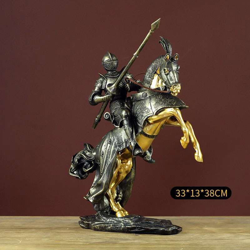 Customized European Medieval Royal Knight Resin