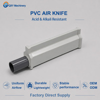 Nouvelle barre de pulvérisation en PVC blanc OEM, sans rouille, barre de lavage multi-trous, lame d'air, résistante à la corrosion, aux acides et aux bases