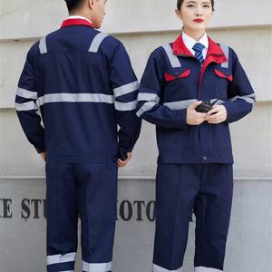 Ropa de Seguridad de Poliéster y Algodón con Detalles Reflectantes de Nuevo Diseño, Uniformes para Trabajos de Construcción - Product Image 2