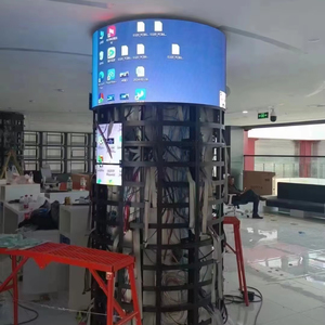 Pushunled 3D Advertising Display a Led flessibili schermo <span class=keywords><strong>Video</strong></span> siti di Shopping internazionale arte da parete P1.53 piccolo Pixel Pitch - Product Image 2