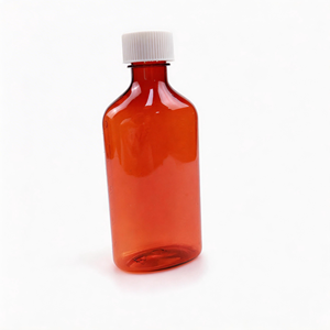Bouteille en plastique ovale pour sirop contre la toux, flacon de médicament liquide personnalisé de 1 oz, 2 oz, 4 oz, 6 oz, 8 oz - Product Image 5