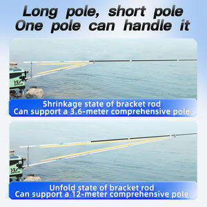 Support de <span class=keywords><strong>canne</strong></span> à pêche en carbone haute résistance, support de <span class=keywords><strong>canne</strong></span> robuste avec piquet de sol, support de <span class=keywords><strong>canne</strong></span> à pêche longue pour la pêche au gros gibier - Product Image 3
