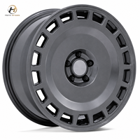 Jantes en aluminium forgé 6061-T6 de 18 à 24 pouces, style rétro aérodynamique, finition noire mate pour Rolls-Royce, Maybach, Tesla