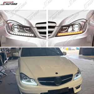 Conversión de modificación automática antigua a nueva actualización faro delantero para mercedes-benz Clase C <span class=keywords><strong>W204</strong></span> 2011-2014 - Product Image 6