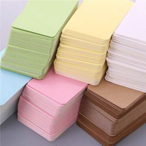 7colors 100Pcs Blank <strong>Cards</strong> with <strong>Box</strong> Cardboard Paper Note Paper Business <strong>Cards</strong> Vocabulary Message Word DIY Gift <strong>Card</strong> Paper Tags - Product Image 4