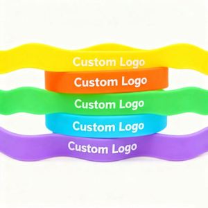 Bracelets en caoutchouc écologiques personnalisés pour cadeaux promotionnels, bracelets en silicone - Product Image 2