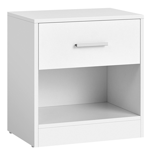 VASAGLE Mesita de Noche Moderna Minimalista en Oferta, Mesa Auxiliar Blanca con Cajón - Product Image 6