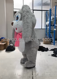 Disfraz de Conejo Inflable para Adultos, <span class=keywords><strong>Traje</strong></span> de Mascota de Dibujos Animados para Fiestas, Disfraz de Conejo de 2.2m en Oferta - Product Image 4