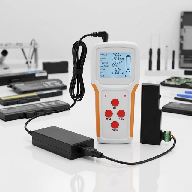 RFNT2 Laptop Battery Charge Machine Lithium Battery Capacity Tester Li Ion Battery Tester 18650