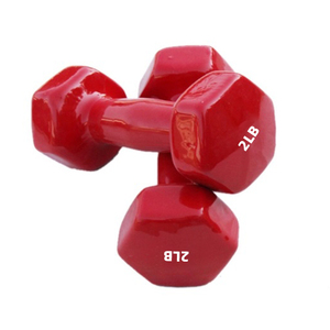 High Quality Hot Selling Cheap Cast Hex Multi Color Plastic Dipping Fitness Home Gym Custom Logo Equipment Vinyl <b>Dumbbell</b> Gym - Product Image 2
