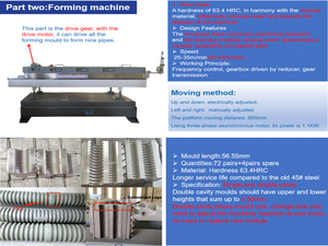 Machine de fabrication de tuyaux ondulés monocouche en PE/PVC, machine de fabrication de tuyaux d'air conditionné en plastique, machine de fabrication de gaines électriques en PVC/PE - Product Image 5