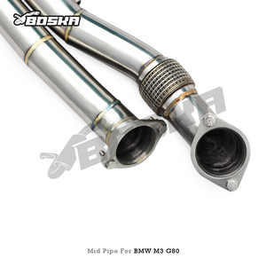 Tubo de escape de acero inoxidable 3D con diseño de tubo Z de longitud igual, el más popular de fábrica, para BMW M3/M4 G80/G82 3.0T 2021-2024 - Product Image 5