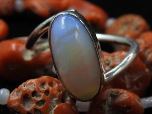 Australian Multi Fire <b>Opal</b> Gemstone <b>Ring</b>-<b>Silver</b> Classic Engagement Wedding <b>Ring</b>-5 US Size Handmade Certified Jewelry Gift for - Product Image 6