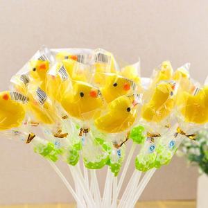 Toptan şekerleme sarı ördek meyve lezzet şekli sanat lolipop özelleştirme tatlı <span class=keywords><strong>bonbon</strong></span> sert şeker lolipop - Product Image 5