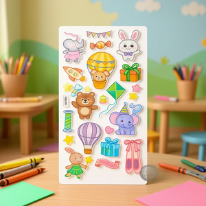 ILAN Pegatinas Decorativas de Espuma EVA 3D con Dibujos Animados de Animales para Manualidades Infantiles - Product Image 3